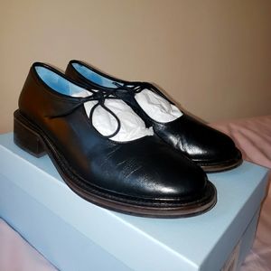 Nicole Saldana Fabiana Black Napa Shoes